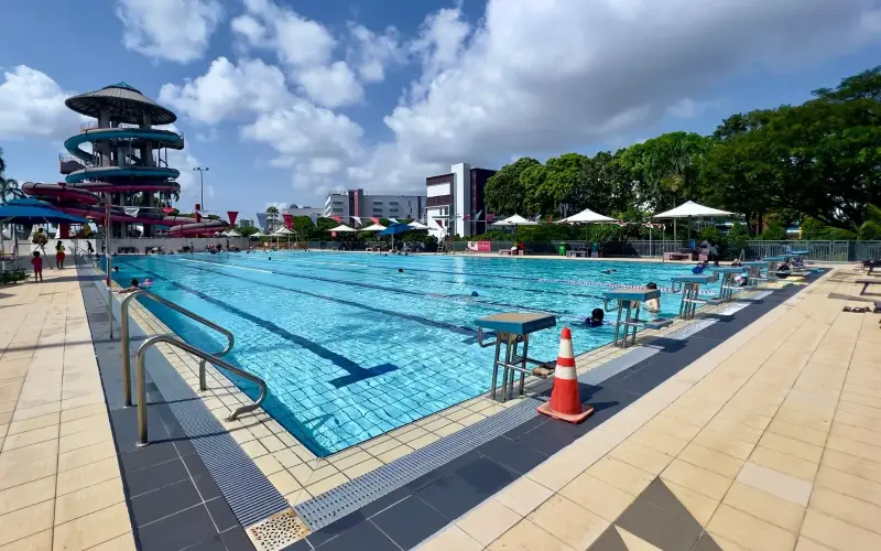 Jurong East Swimming Complex pool view