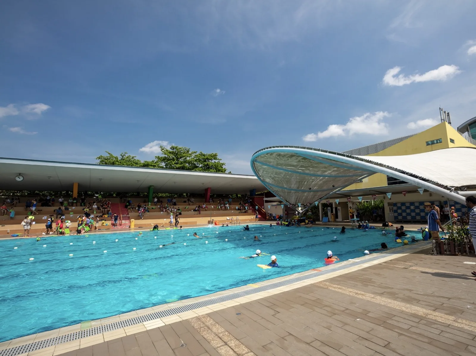 Sengkang Swimming Complex, where SwimSafer classes are taught.