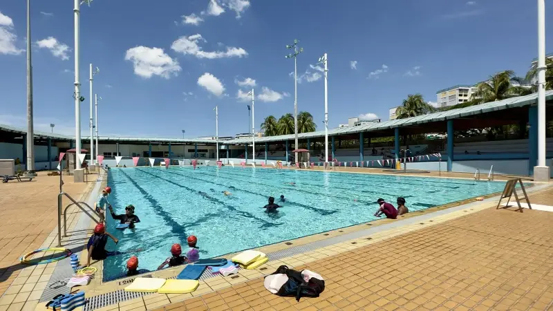 Serangoon Swimming Complex pool view