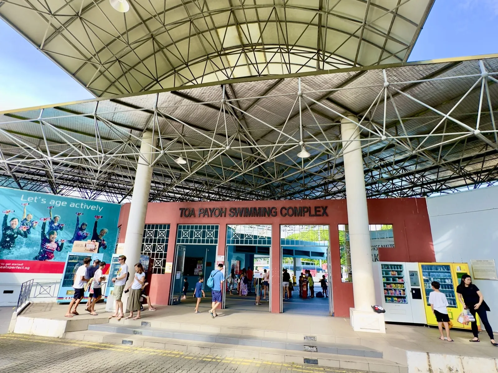 Toa Payoh Swimming Complex, where SwimSafer classes are taught.