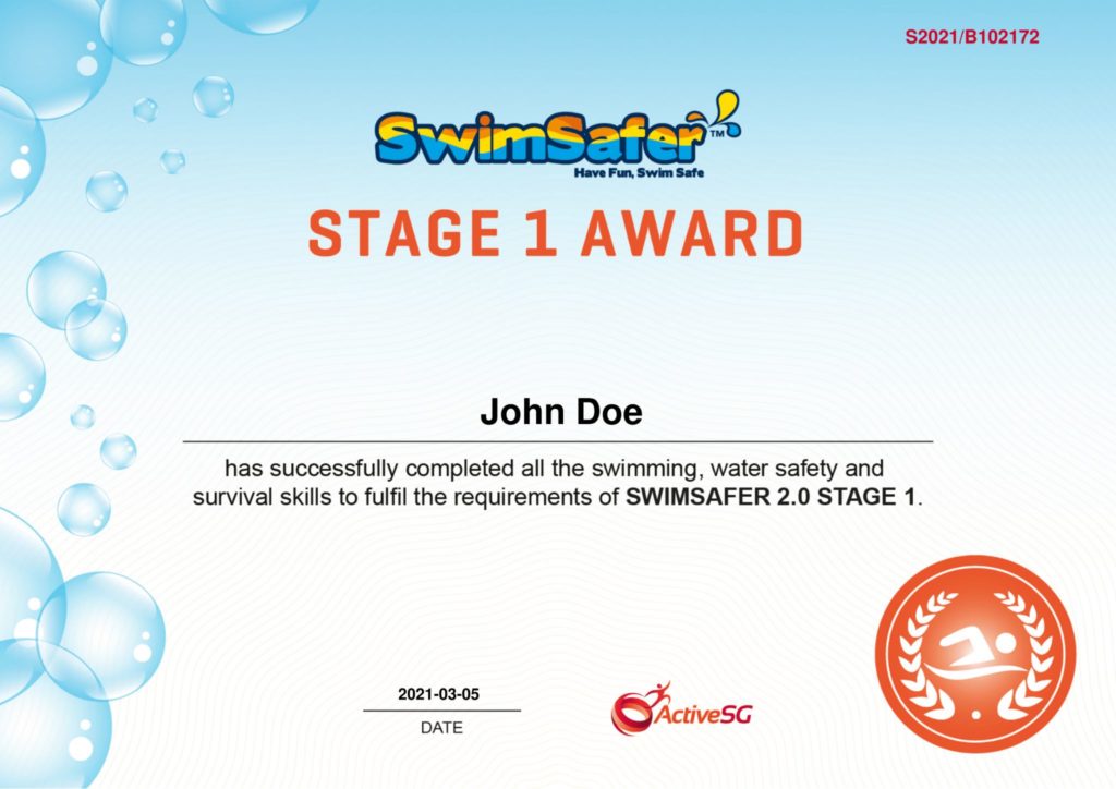 SwimSafer Stage 1