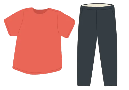 T-shirt and Pants